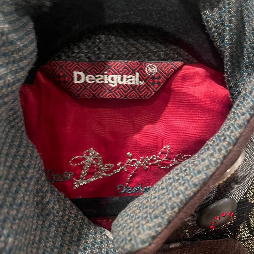 Desigual Multicolor Patchwork Blazer - image 2